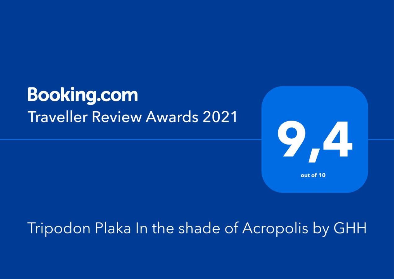 Tripodon Plaka In The Shade Of Acropolis By Ghh Villa Aten Exteriör bild